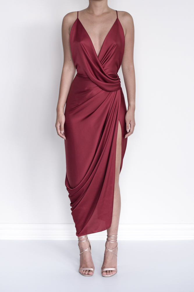 Bella Wrap Dress | Judy Gao Couture